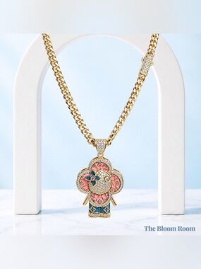 Pretty Savage 6MM Gold Chain Pendant Necklace | 18K Gold Layered
